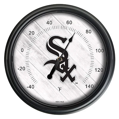Black Chicago White Sox Indoor/Outdoor LED Thermometer