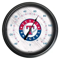 Black Texas Rangers Indoor/Outdoor LED Thermometer