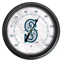 Black Seattle Mariners Indoor/Outdoor LED Thermometer