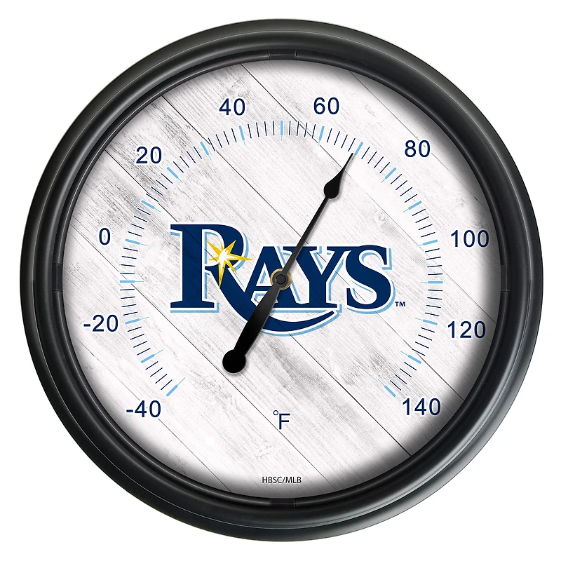 Black Tampa Bay Rays Indoor/Outdoor LED Thermometer