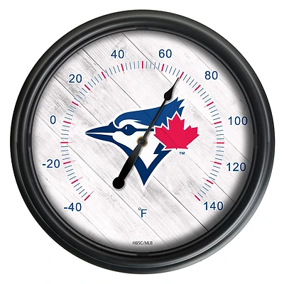 Black Toronto Blue Jays Indoor/Outdoor LED Thermometer