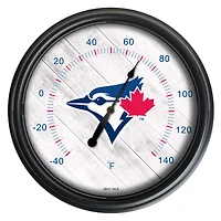 Black Toronto Blue Jays Indoor/Outdoor LED Thermometer