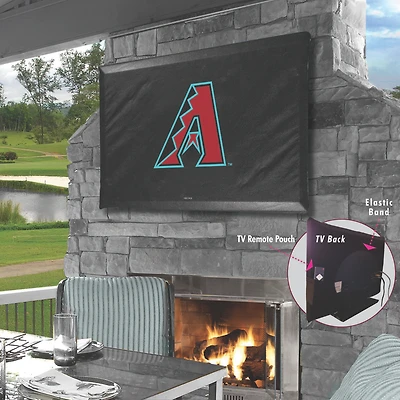 Black Arizona Diamondbacks 35" x 25" TV Cover