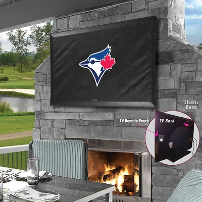 Black Toronto Blue Jays 60" x 37" TV Cover
