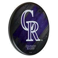 Black Colorado Rockies 13" Team Wood Sign