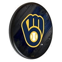 Black Milwaukee Brewers 13" Team Wood Sign