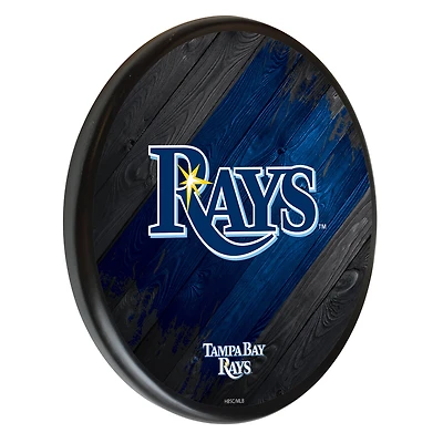 Black Tampa Bay Rays 13" Team Wood Sign