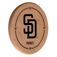 Natural San Diego Padres 13" Laser Engraved Solid Wood Sign