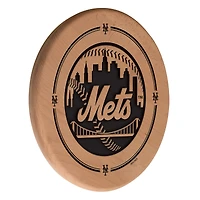 Natural New York Mets 13" Laser Engraved Solid Wood Sign