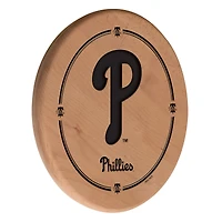 Natural Philadelphia Phillies 13" Laser Engraved Solid Wood Sign