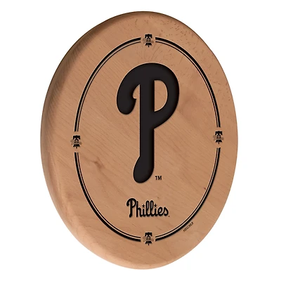 Natural Philadelphia Phillies 13" Laser Engraved Solid Wood Sign