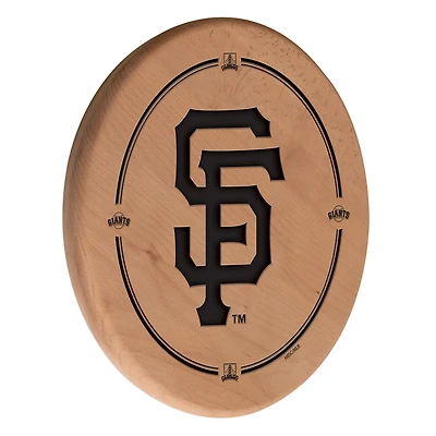 Natural San Francisco Giants 13" Laser Engraved Solid Wood Sign