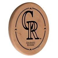 Natural Colorado Rockies 13" Laser Engraved Solid Wood Sign