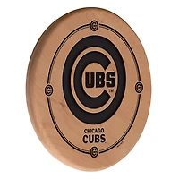 Natural Chicago Cubs 13" Laser Engraved Solid Wood Sign
