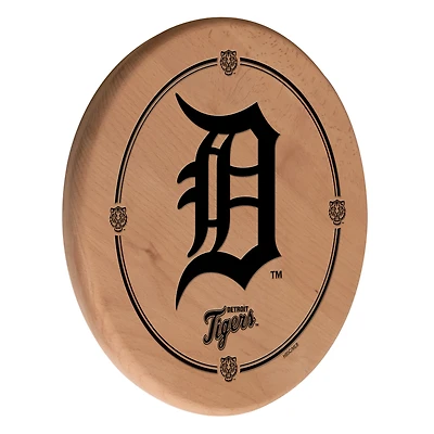 Natural Detroit Tigers 13" Laser Engraved Solid Wood Sign