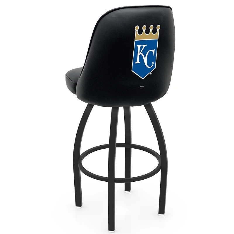 Black Kansas City Royals 36" Swivel Bucket Seat Bar Stool