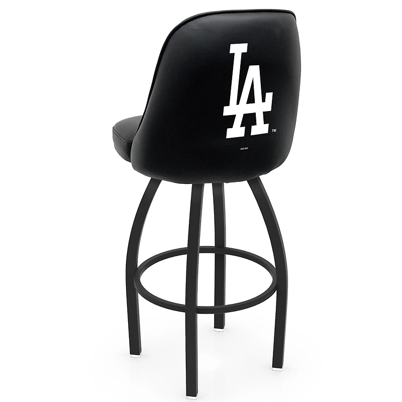 Black Los Angeles Dodgers 36" Swivel Bucket Seat Bar Stool