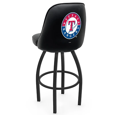 Black Texas Rangers 36" Swivel Bucket Seat Bar Stool