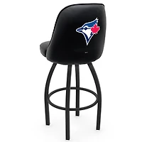 Black Toronto Blue Jays 36" Swivel Bucket Seat Bar Stool