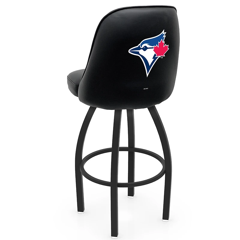 Black Toronto Blue Jays 36" Swivel Bucket Seat Bar Stool