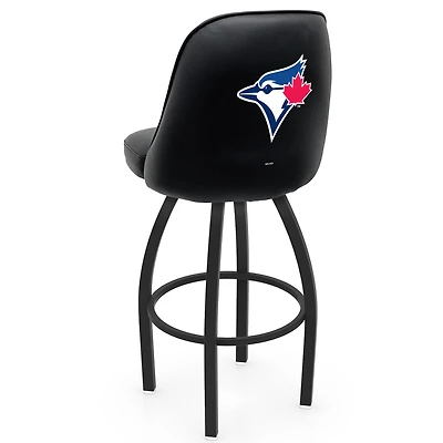Black Toronto Blue Jays 36" Swivel Bucket Seat Bar Stool