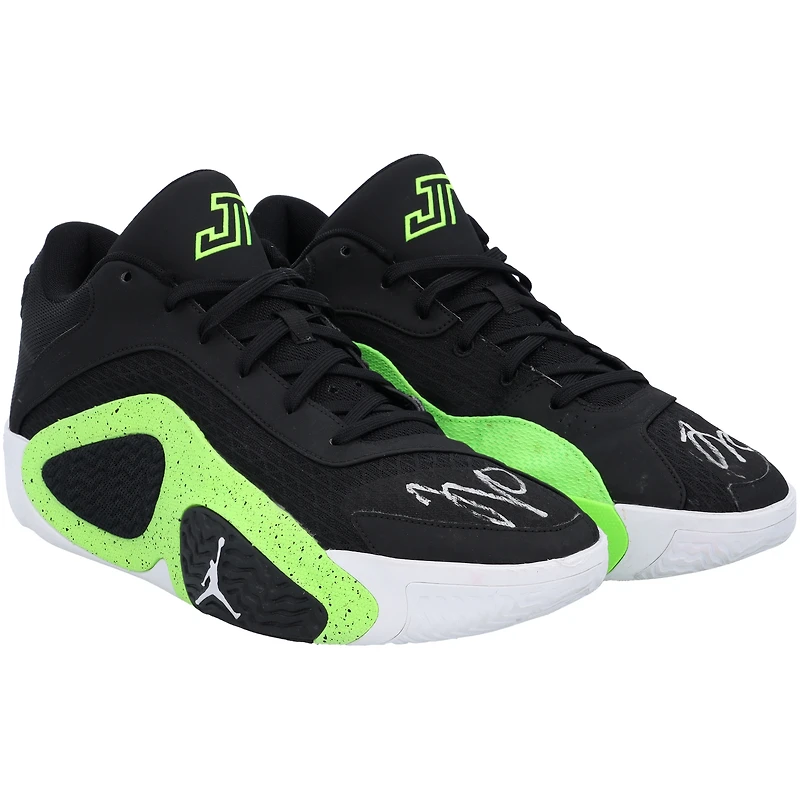 Authentic Game-Used: Jayson Tatum Boston Celtics Autographed Jordan Brand Basketball Shoes