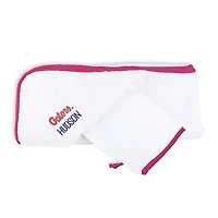 Infant Chad & Jake White Florida Gators Personalized Hooded Towel & Mitt Set