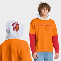 Men's Fanatics Tan Tampa Bay Buccaneers Helmet Retro Pullover Hoodie