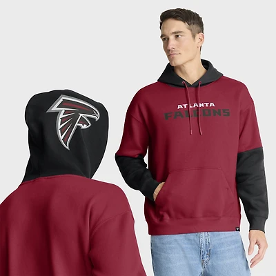 Men's Fanatics Red Atlanta Falcons Helmet Pullover Hoodie