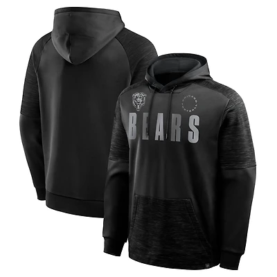 Men's Fanatics Black Chicago Bears Chip Shot Pullover Hoodie