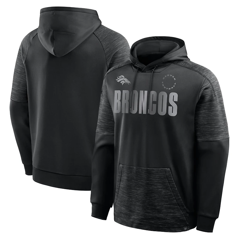 Men's Fanatics Black Denver Broncos Chip Shot Pullover Hoodie