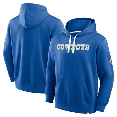 Men's Fanatics Royal Dallas Cowboys New Horizons Heritage Pullover Hoodie