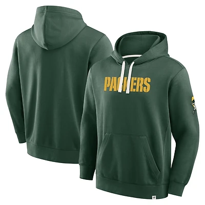 Men's Fanatics Green Bay Packers New Horizons Heritage Pullover Hoodie