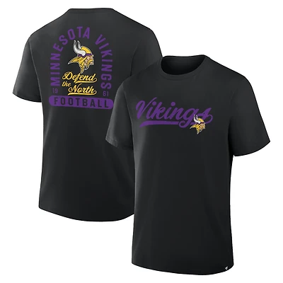 Men's Fanatics Black Minnesota Vikings Fluid Motion Legacy T-Shirt