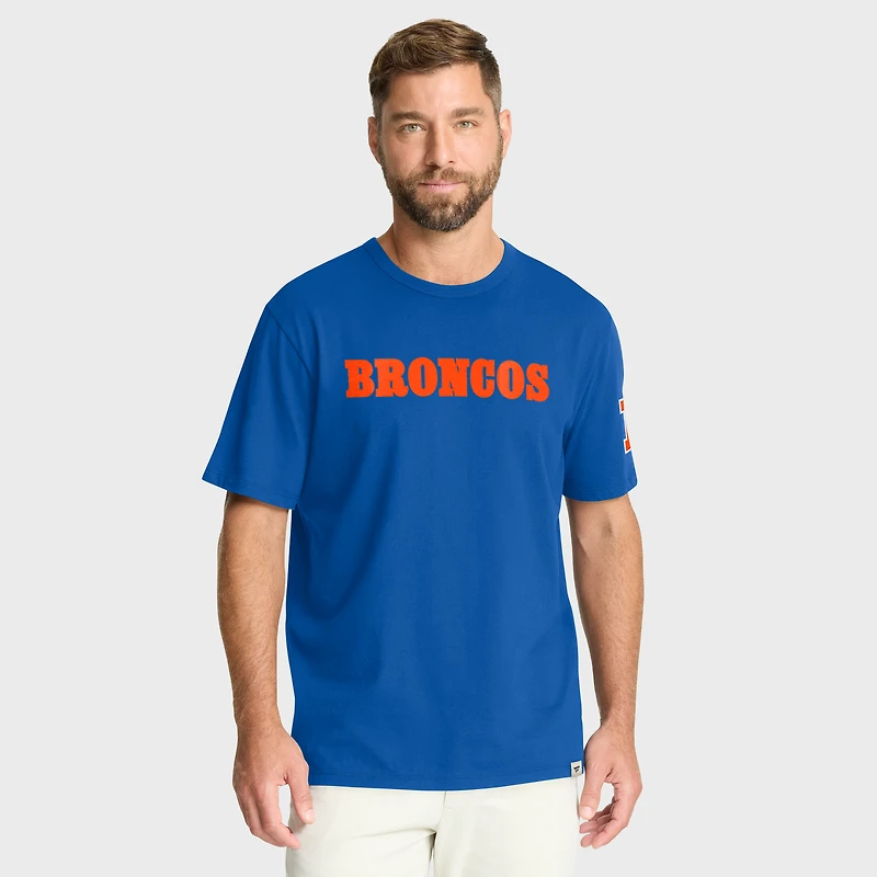 Men's Fanatics Royal Denver Broncos Elevated Classic Legacy T-Shirt