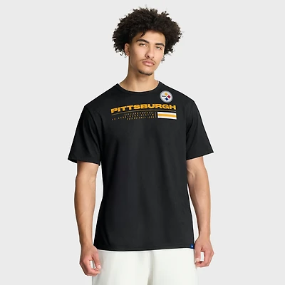 Men's Fanatics Black Pittsburgh Steelers Chop Block Legacy T-Shirt