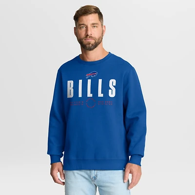 Men's Fanatics Royal Buffalo Bills Direct Handoff Legacy Pullover Sweatshirt