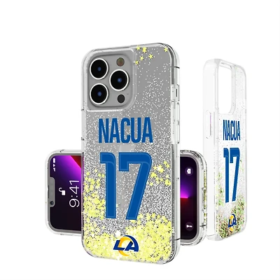 Keyscaper Puka Nacua Los Angeles Rams iPhone Glitter Phone Case