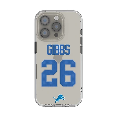 Keyscaper Jahmyr Gibbs Detroit Lions iPhone Clear Case