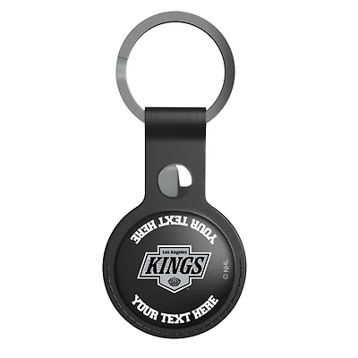 Keyscaper Black Los Angeles Kings Personalized AirTag Holder