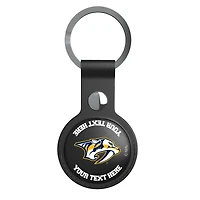 Keyscaper Black Nashville Predators Personalized AirTag Holder