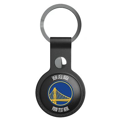 Keyscaper Black Golden State Warriors Personalized AirTag Holder