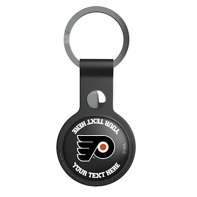 Keyscaper Black Philadelphia Flyers Personalized AirTag Holder