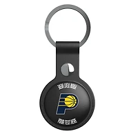 Keyscaper Black Indiana Pacers Personalized AirTag Holder