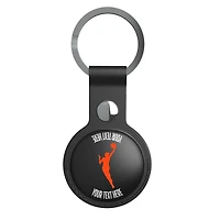 Keyscaper Black WNBA Gear Personalized AirTag Holder