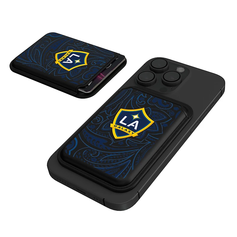 Keyscaper  Black LA Galaxy Magnetic Credit Card Wallet