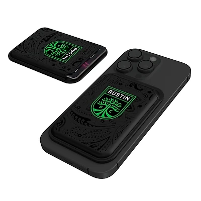 Keyscaper  Black Austin FC Magnetic Credit Card Wallet