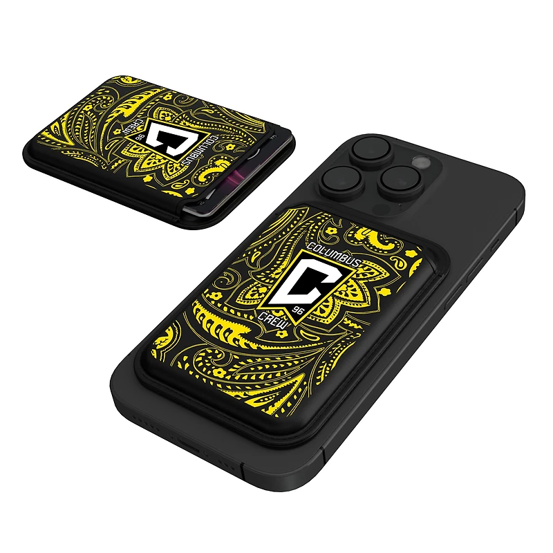 Keyscaper  Black Columbus Crew Magnetic Credit Card Wallet