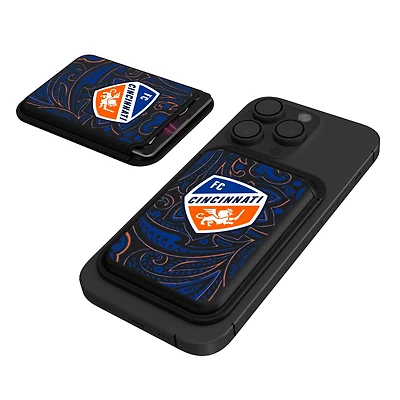 Keyscaper  Black FC Cincinnati Magnetic Credit Card Wallet