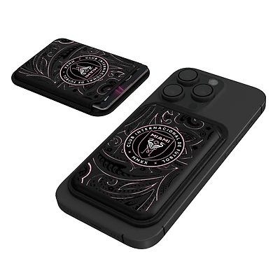 Keyscaper  Black Inter Miami CF Magnetic Credit Card Wallet